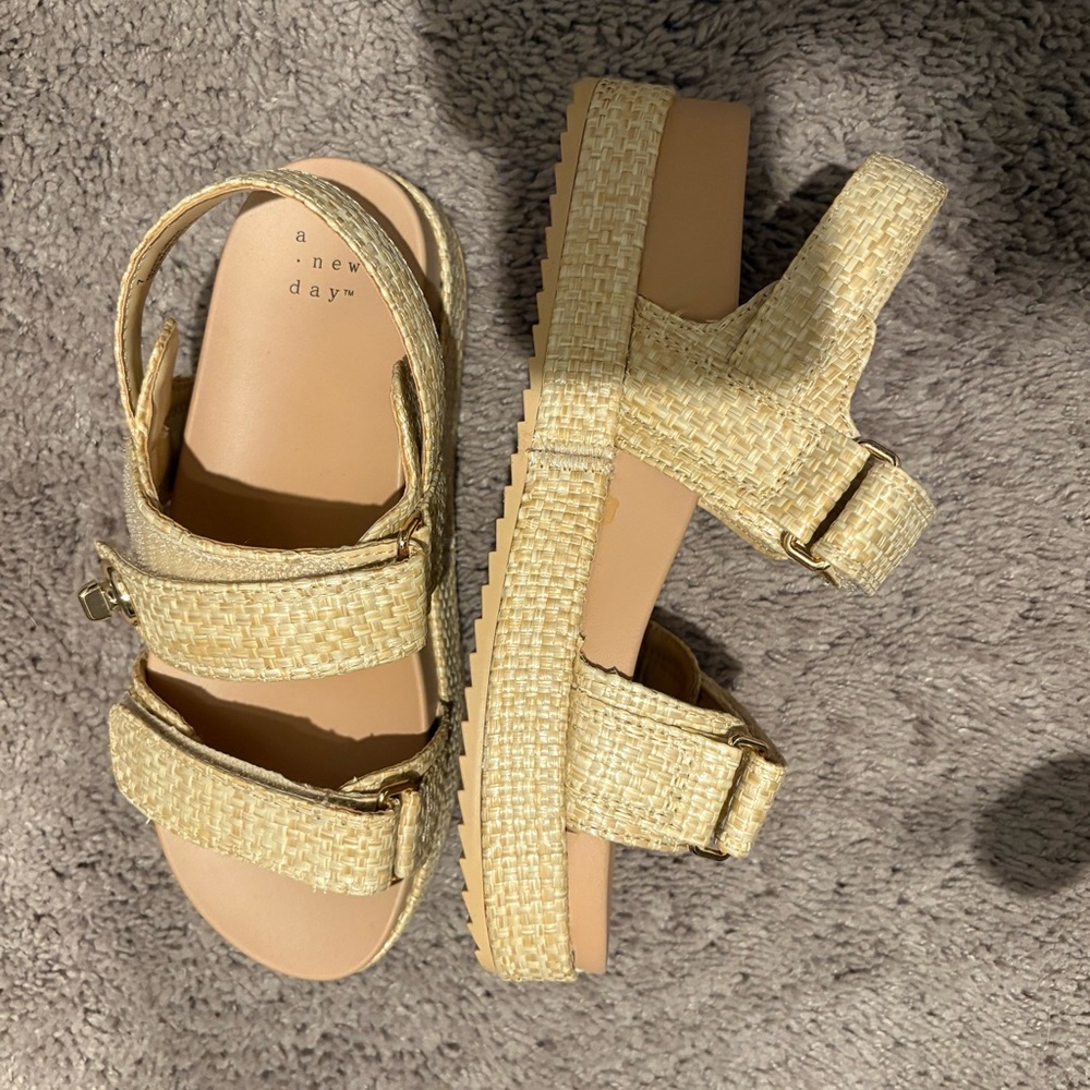 A New Day Tan Platform Sandals